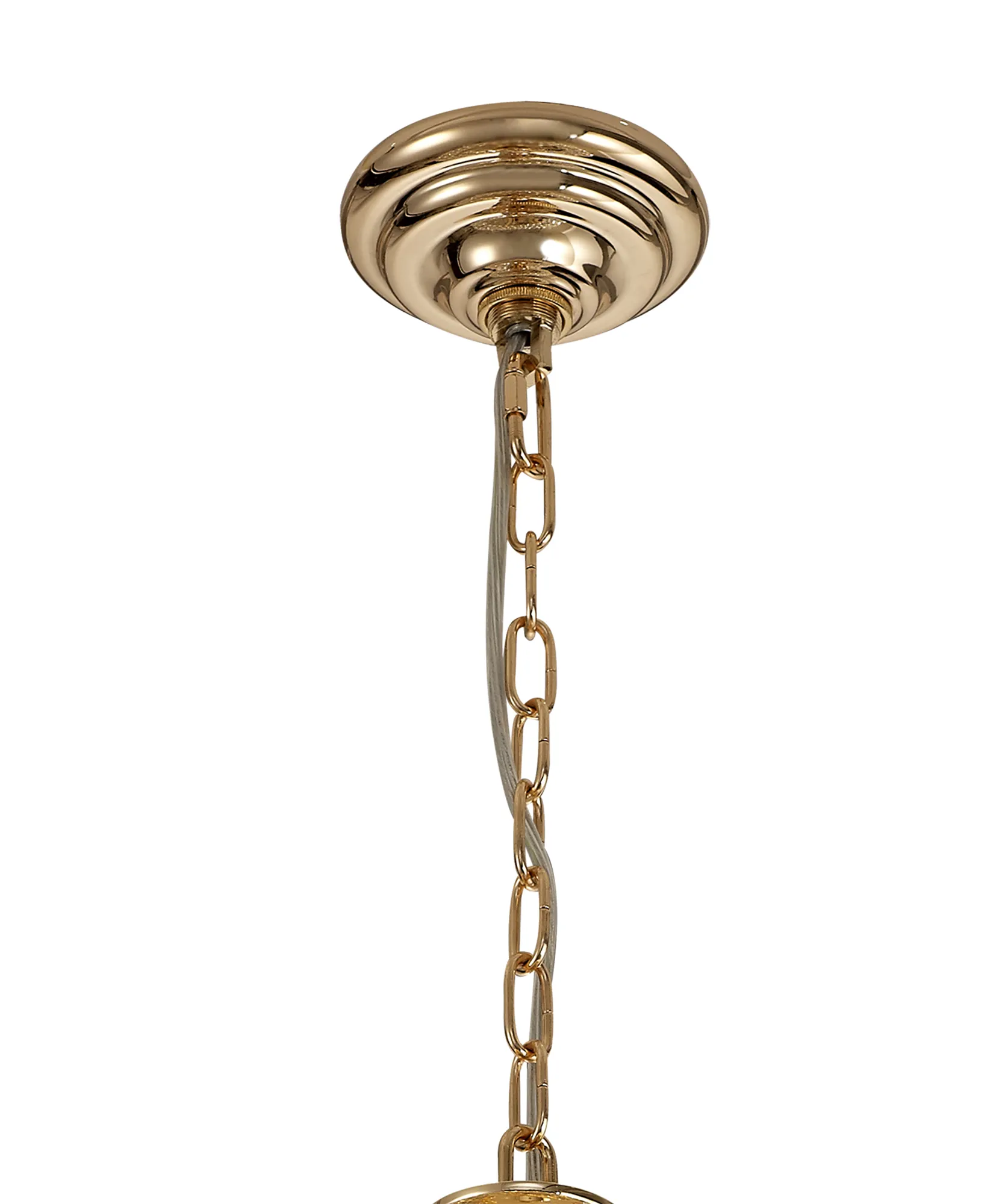 Coniston Pendant 12 Light (29.2kg) French Gold IL32810  Diyas Coniston French Gold